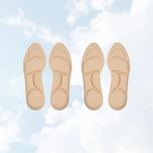 2 pares de plantillas cómodas de absorción deportivas para mujer zapatos ejercicio almohadilla insertable - Imagen 1 de 11