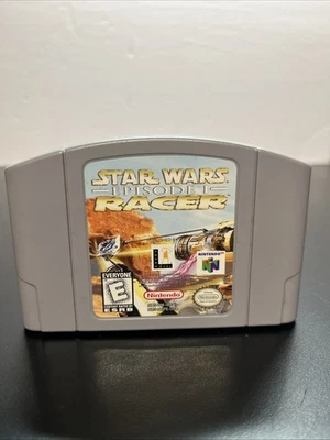 Star Wars Episode I 1 Racer N64 Nintendo 64 Cartridge Authentic Tested Mint W13 - Image 1 of 4