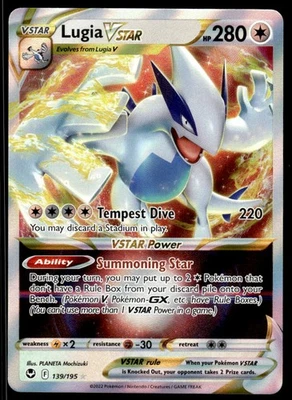 Pokemon TCG SWSH12: Silver Tempest #139/195 Lugia VSTAR NM - Image 1 of 2