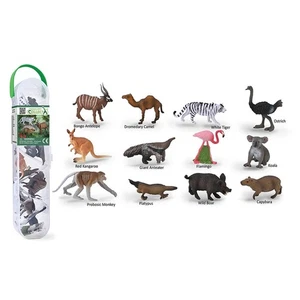 CollectA Caja de Mini Animales Salvajes 3 - 12 Piezas Animal Figura Juego Para Niños - Imagen 1 de 2