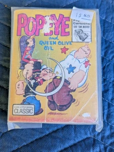 1973 Popeye And Queen Olive Oyl Big Little Book Better Grade - Picture 1 of 3