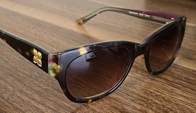 BCBG MAGAZRIA B509 Gold Brown Tortoise Full Rim Plastic Frame Sunglasses - Image 1 of 4