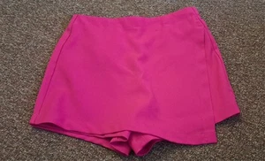 Indingo Rising Womans Hot Pink Skort, Size L,front Flat, Back Elastic - Picture 1 of 6