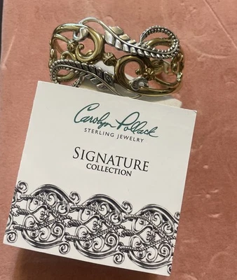 CAROLYN POLLACK-Sterling Southwest Signature Collection Cuff Bracelet - Image 1 of 4