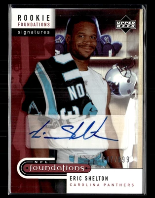 Eric Shelton 2005 UD Foundations RC Auto 647/699 - Image 1 of 2
