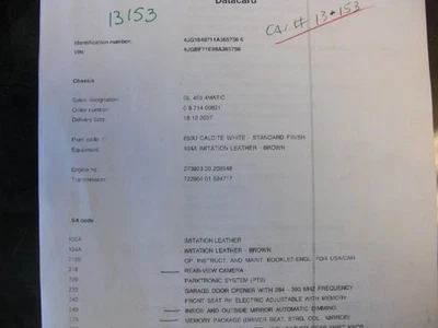 10 11 MERCEDES GL350 CHASSIS ECM 555390 - Image 1 of 4