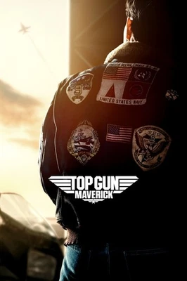 NEW TOP GUN MAVERICK 2022 MOVIE POSTER PREMIUM WALL ART PRINT SIZE A5-A1 - Image 1 of 4