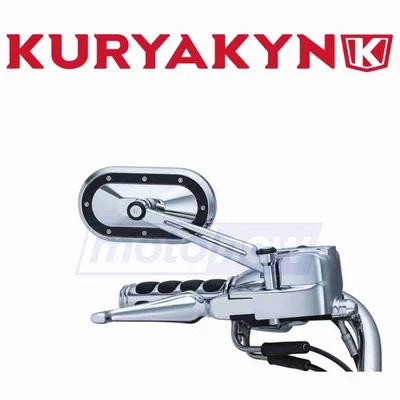 Kuryakyn Heavy Industry Mirrors for 2007-2012 Harley Davidson XL1200N qv Foto 1 de 4