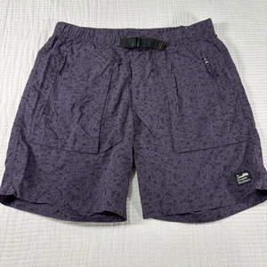 Howler Bros Shorts Men 36 Purple Pedernales Packable Nylon Belt Travel Quick Dry - Picture 1 of 15