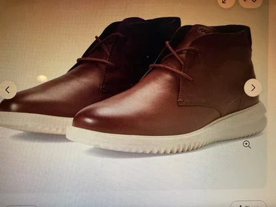 Cole Haan Men's ØriginalGrand Chukka Boot C36920 Brown Ivory - Image 1 of 4