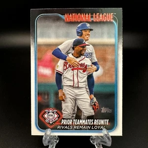 2024 Topps Series 2 Freddie Freeman / Ozzie Albies Prior Teammates Reunite #481 - Picture 1 of 2