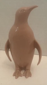 Vintage Lenox Art Deco China Pink PENGUIN Figurine 5 3/8" Green Mark USA EC - Picture 1 of 9