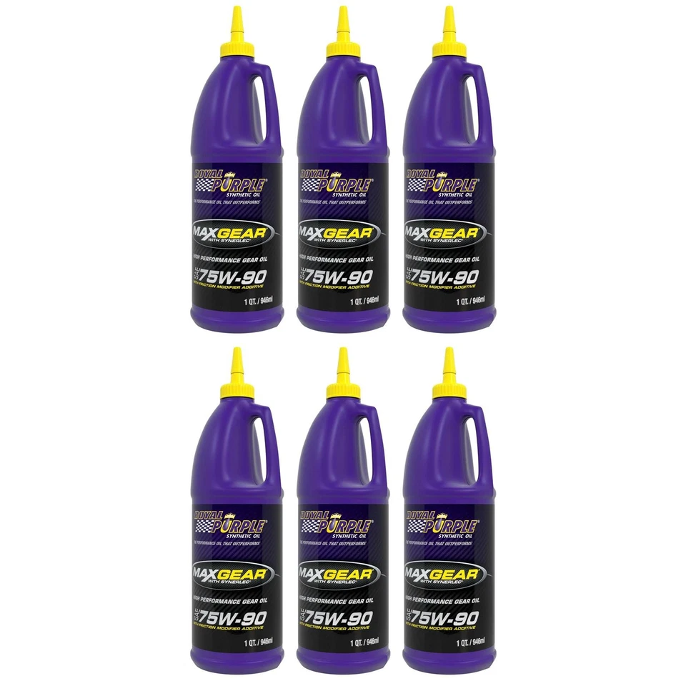 Aceite para engranajes Royal Purple Max Gear 75W90, 6 cuartos de galón Foto 1 de 4