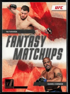 2023 Donruss UFC Fantasy Matchups #8 Tai Tuivasa / Daniel Cormier - Image 1 of 2
