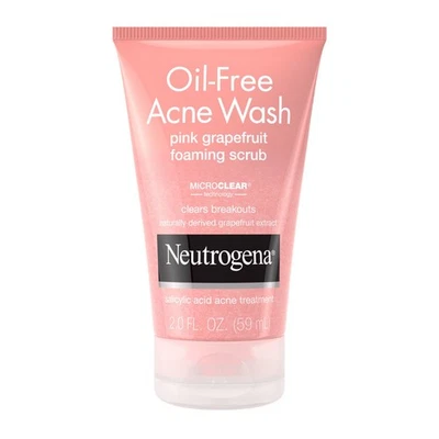 Neutrogena Oil Free Acne Wash Pink Grapefruit Scrub 2.0 oz - Image 1 of 3