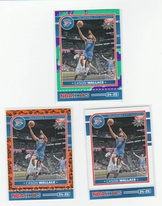 CASON WALLACE 2024-25 HAUNTED HOOPS RAINBOW LOT (3) #122 SLIME PARALLEL ORANGE - Bild 1 von 2