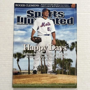 JOHAN SANTANA Sports Illustrated Magazine 2008 February 25 NO LABEL ⚾️🔥MINT - Picture 1 of 2