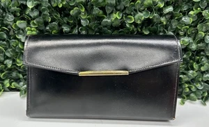 Vintage Baronet Ladies Black Billfold Wallet - Picture 1 of 4