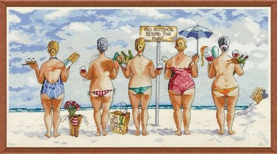 Kit de punto de cruz Design Works Crafts sin punta de aguja con cuenta de alcohol Foto 1 de 3