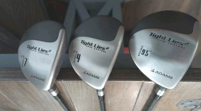 Adams Tight Lies 2 旋转控制高尔夫球杆套装 9.5 * 球杆 4 & 7 木质石墨右手杆 — 第 1/4 张图片
