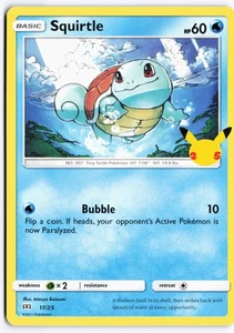 Squirtle Non Holo McDonald's 25th Anniversary Promos 017/025 NM - Picture 1 of 2