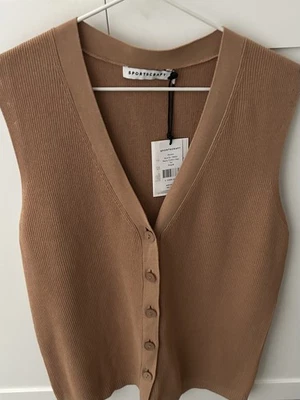 SPORTSCRAFT Cotton Knit Vest Size Medium 12 New/Tags RRP $139.99 FREE POST  - image 1 of 4