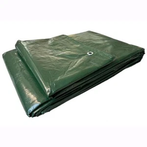 Telo Telone Occhiellato Antistrappo Impermeabile Verde per Coperture Multiuso - Foto 1 di 6