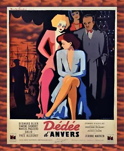 8522.Poster film decorazione.Dedee Anvers wall art design.Dedee Anvers film francese - Foto 1 di 1