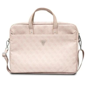 Bolso para Laptop Guess 4G Triángulo Logo 16" Rosa Rosa Saffiano - GUCB15P4TP - Imagen 1 de 3