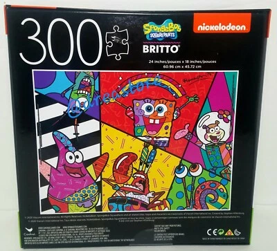Rompecabezas Bob Esponja Pantalones Cuadrados Britto 300 Piezas Nickelodeon Cardinal Sellado Foto 1 de 4