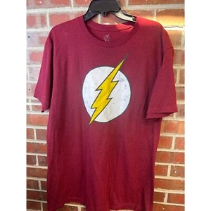 Herren Flash Superheld burgundisches T-Shirt XL - Bild 1 von 3