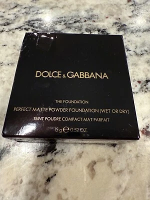 全新 Dolce & Gabbana The 粉底柔软 90 完美哑光粉底 * 珍品 — 第 1/4 张图片