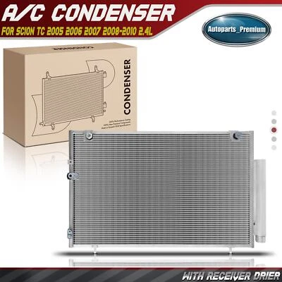 AC Condenser w/ Receiver Drier for Scion tC 2005 2006 2007 2008 2009 2010 2.4L - Image 1 of 4