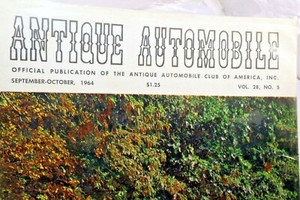 Antique Automobile Magazine October 1964 Vol 28, No 5 car vintage