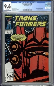 TRANSFORMERS #58 - low print run - CGC 9.6 Marvel 11/89 - Picture 1 of 2