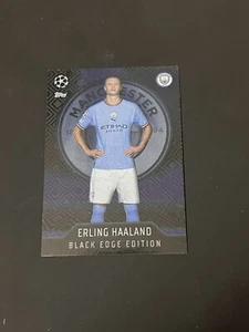 2022-23 Topps Match Attax UEFA Club  - Black Edge Edition #461 Erling Haaland - Picture 1 of 2