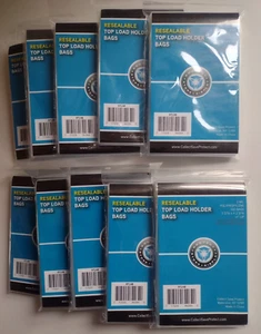 1000 CSP Top Load Bags 100ct Resealable No PVC NIP 3 3/16x4 3/16 + 1" lip - Picture 1 of 2