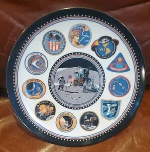 Targa commemorativa NASA Apollo Space Program di Texas Ware 10" da collezione - Foto 1 di 3