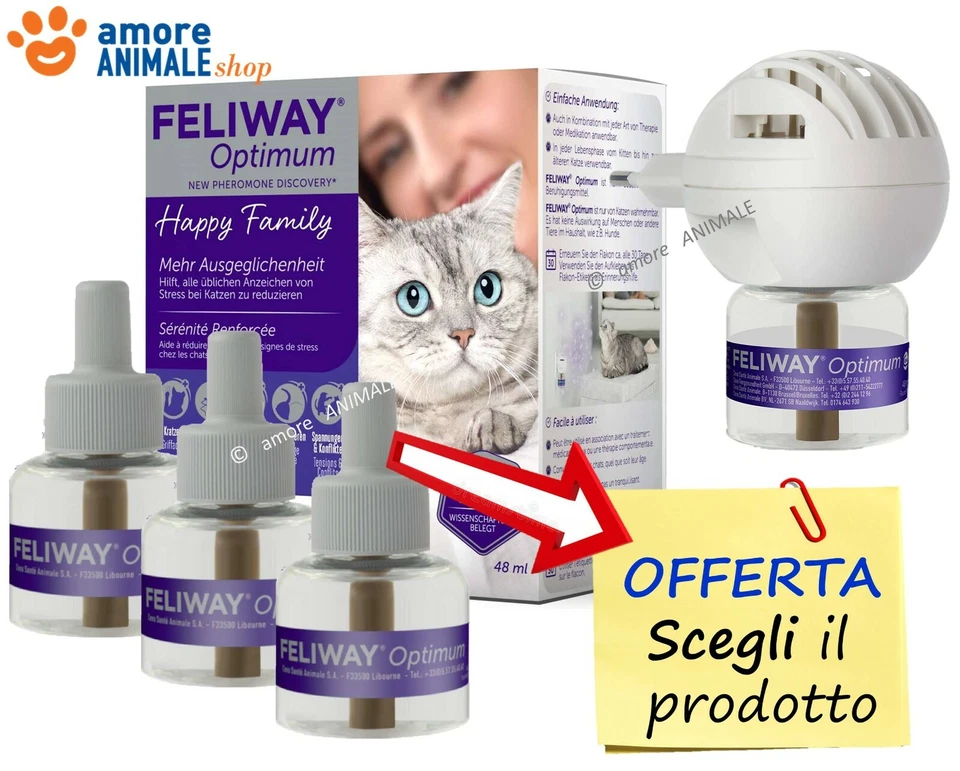 FELIWAY Optimum → Diffusore / Ricarica - Armonia Domestica per i GATTI in Casa - Immagine 1 di 1