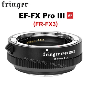 Fringer EF-FX PRO III AF Lens Adapter Canon EF Lens to Fujifilm X XT30 X-T4 X-T5 - Picture 1 of 12