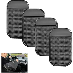 Antirutschmatte Auto 4 Stück Armaturenbrett Selbstklebend, Antirutsch Pads Matte - Bild 1 von 10
