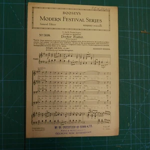 colonna sonora DOCTOR FOSTER Herbert Hughes - Foto 1 di 1