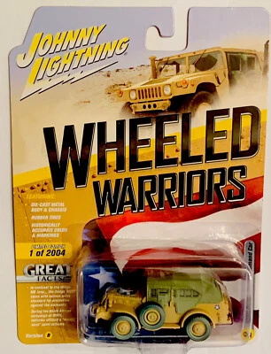 Johnny Lightning Wheeled Warriors WWII Dodge WC57 Command Car Version B Rel 2 - Image 1 of 4