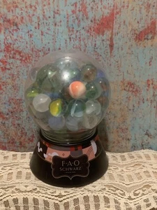 fao schwarz Marble Set 2018 snow globe mixed shooter cats eye glass colorful toy - Picture 1 of 11