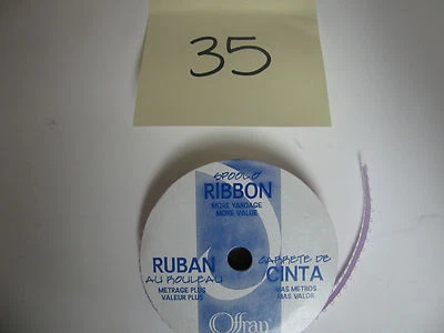 Berwick Offray Light Purple Picot Polyester Ribbon 3/16" width 3 Yards 34 inches - Image 1 of 2