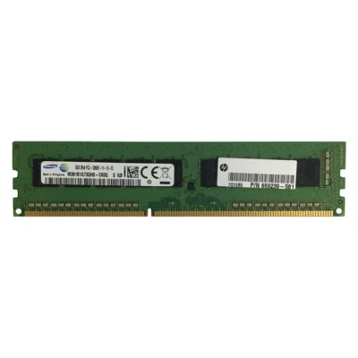 HPe 669239-581 8GB 2Rx8  PC3-12800 ECC Memory UDimm A2Z50AA HMT41GU7BFR8C-PB - Image 1 of 2