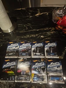 HOT WHEEL 2016 FAST & FURIOUS MOVIES COMPLETE SET OF 8 SEALED RARE - Picture 1 of 18
