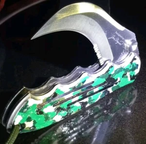 Customized Joee Negron MTECH CRAMBIT HAWKSBILL Blade US CHN partnership See Desc - Picture 1 of 13