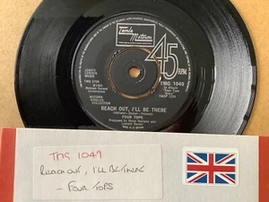 FOUR TOPS - REACH OUT I’LL BE THERE / STANDING IN THE SHADOWS OF LOVE - TMG 1049 - Picture 1 of 2