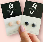 Stud Earrings - Polymer Clay - Handmade - 'DASHES' - Girls Kids - MINI Size -...
